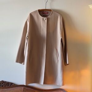 MaxMara Collarless Coat